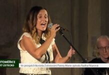 LITOMĚŘICE: Ve prospěch kostela Zvěstování Panny Marie zpívala Radka Fišarová