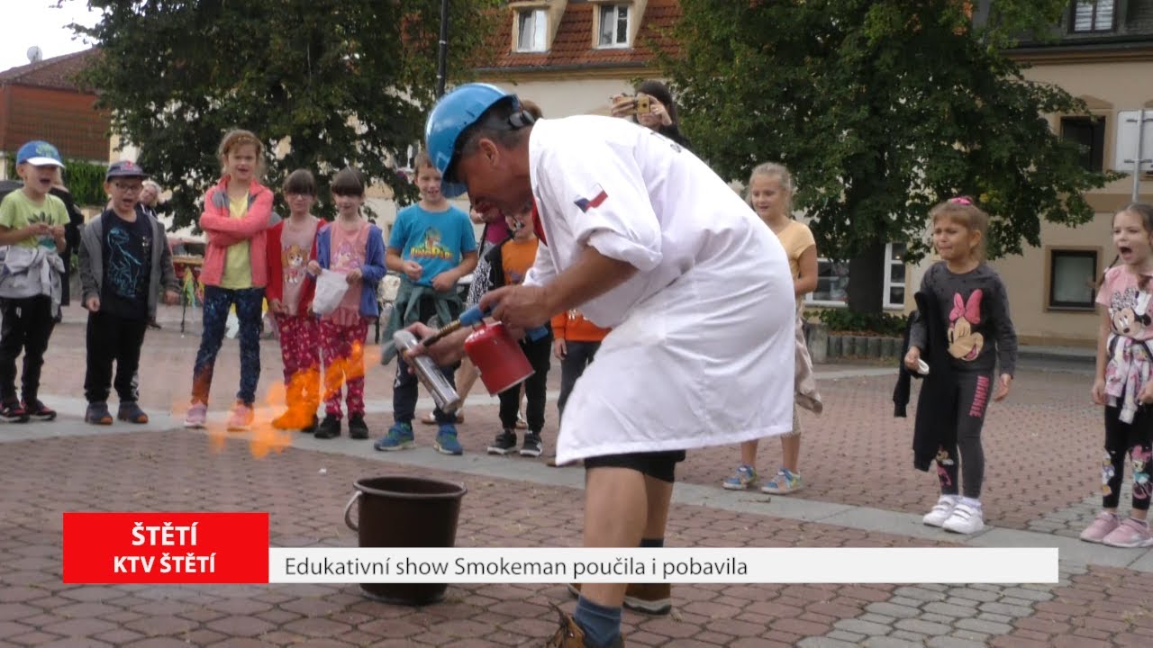 ŠTĚTÍ: Edukativní show Smokeman poučila i pobavila