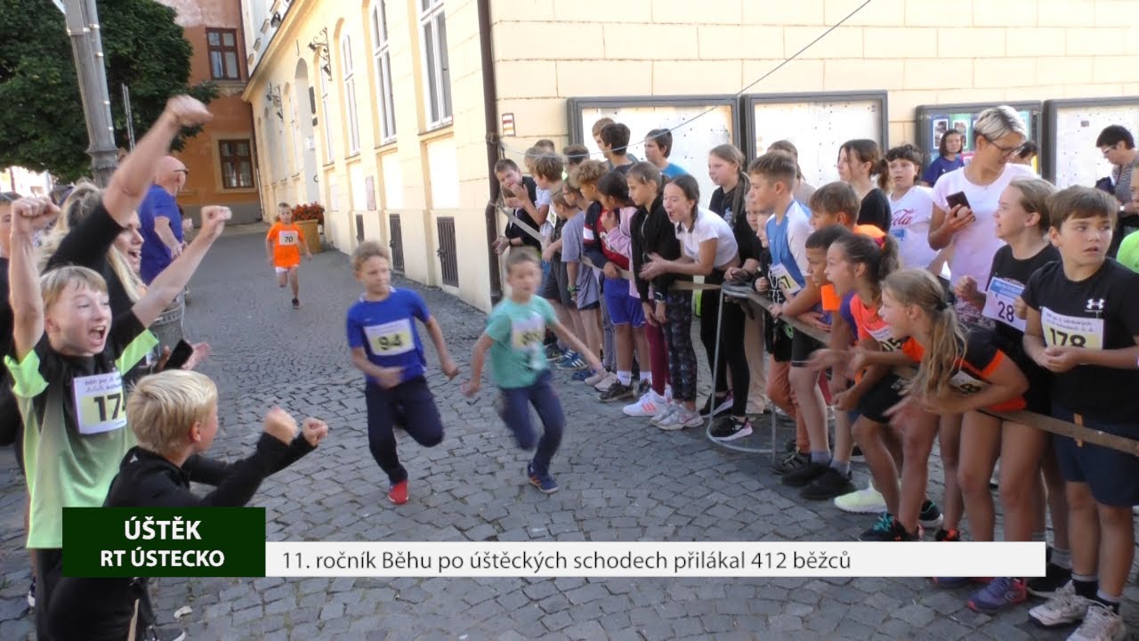 ÚŠTĚK: 11. ročník Běhu po úštěckých schodech přilákal 412 běžců