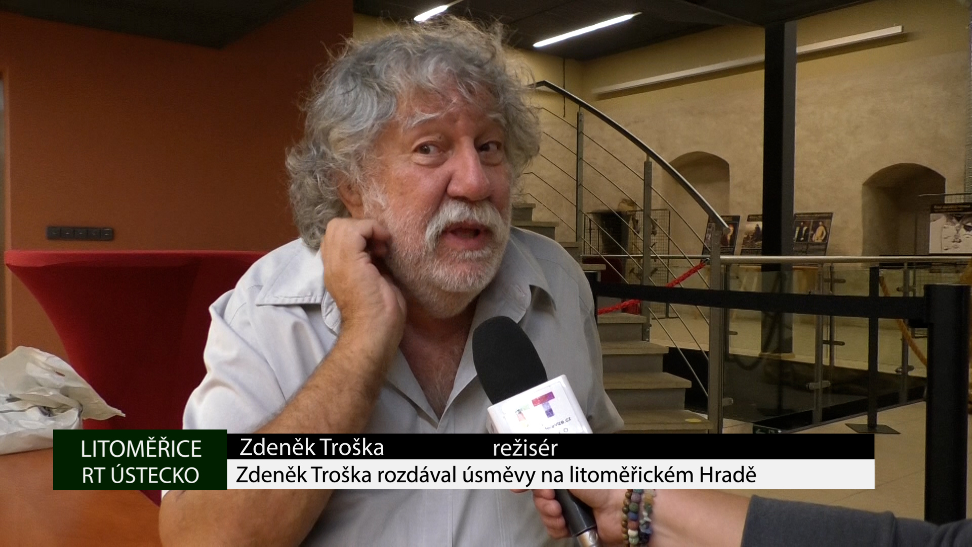 LITOMĚŘICE: Zdeněk Troška rozdával úsměvy na litoměřickém Hradě
