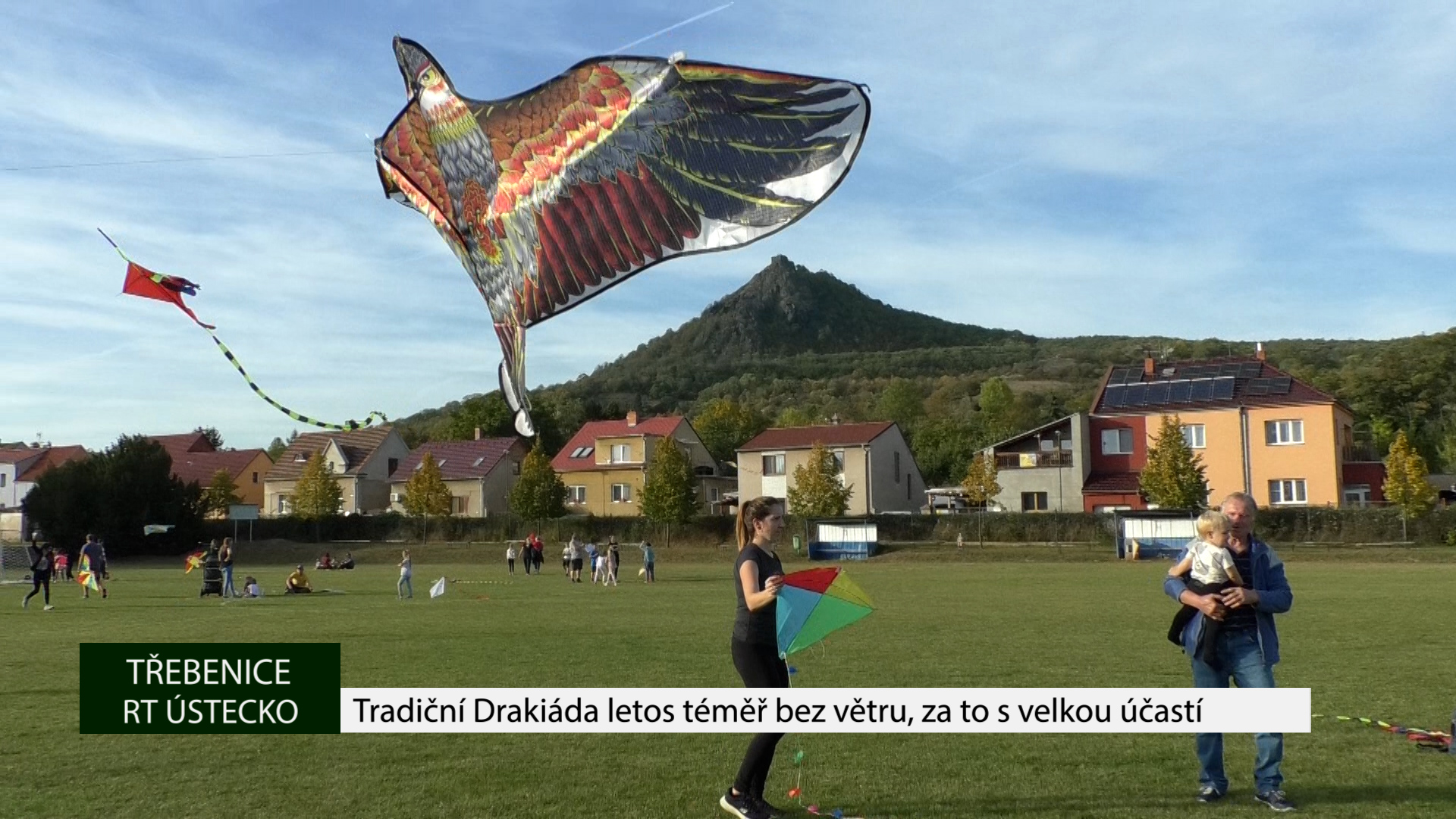 TŘEBENICE: Tradiční Drakiáda letos téměř bez větru, za to s velkou účastí