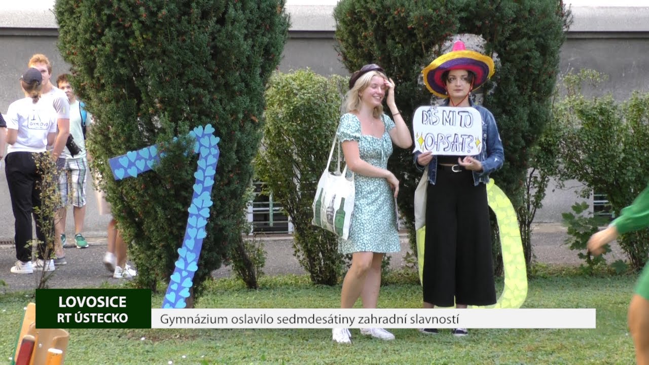 LOVOSICE: Gymnázium oslavilo sedmdesátiny zahradní slavností