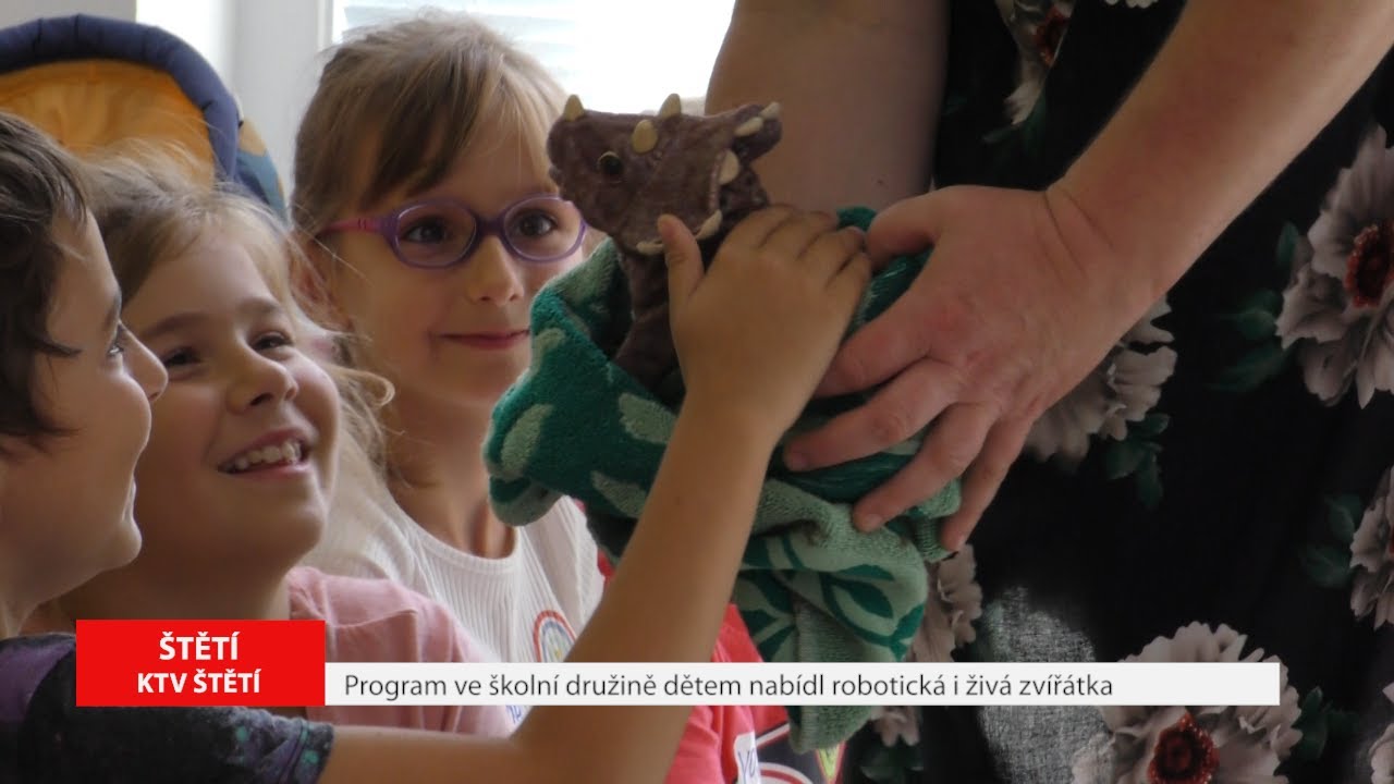 ŠTĚTÍ: Program ve školní družině dětem nabídl robotická i živá zvířátka