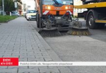 ŠTĚTÍ: Probíhá čištění ulic. Nezapomeňte přeparkovat