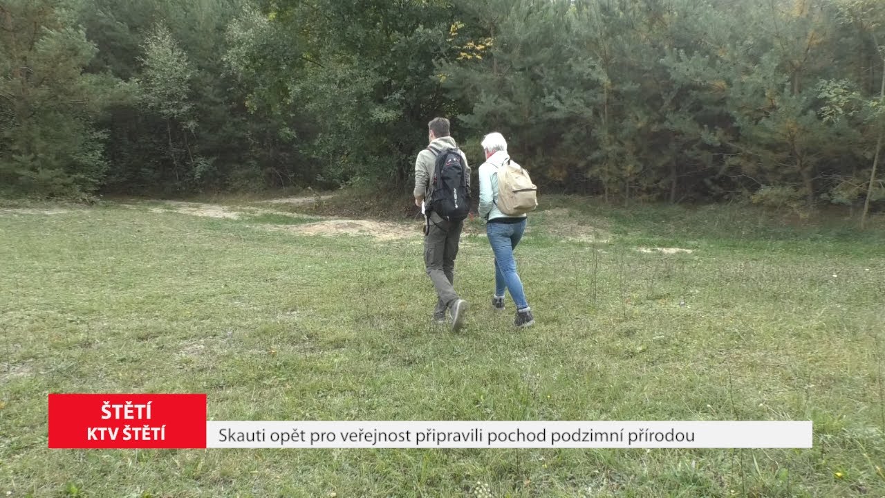 ŠTĚTÍ: Skauti opět pro veřejnost připravili pochod podzimní přírodou