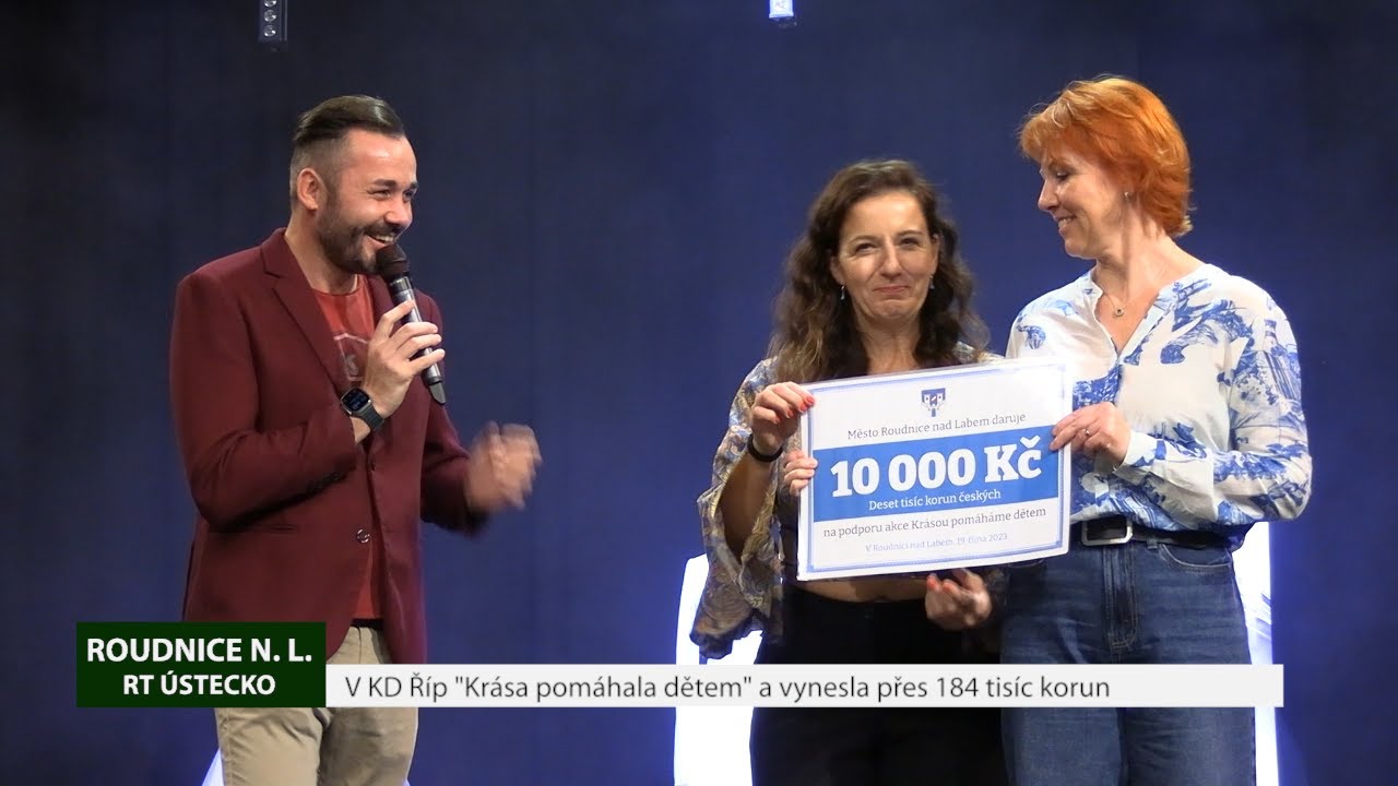 ROUDNICE N. L.: V KD Říp „Krása pomáhala dětem“ a vynesla přes 184 tisíc korun