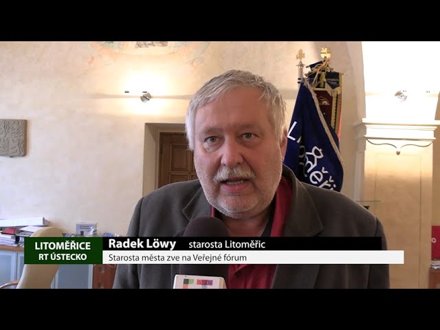 LITOMĚŘICE: Starosta města zve na Veřejné fórum