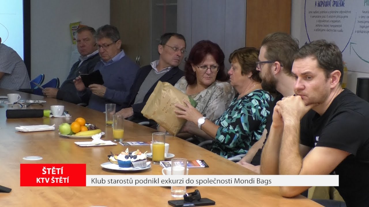 ŠTĚTÍ: Klub starostů podnikl exkurzi do společnosti Mondi Bags