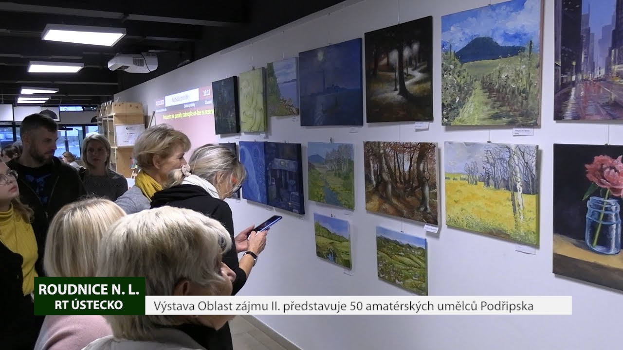 ROUDNICE N. L.: Výstava Oblast zájmu II. představuje 50 amatérských umělců Podřipska