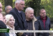 LITOMĚŘICE: Město si pietou na hřbitově připomnělo válečné hrdiny Cháberu a Valníčka