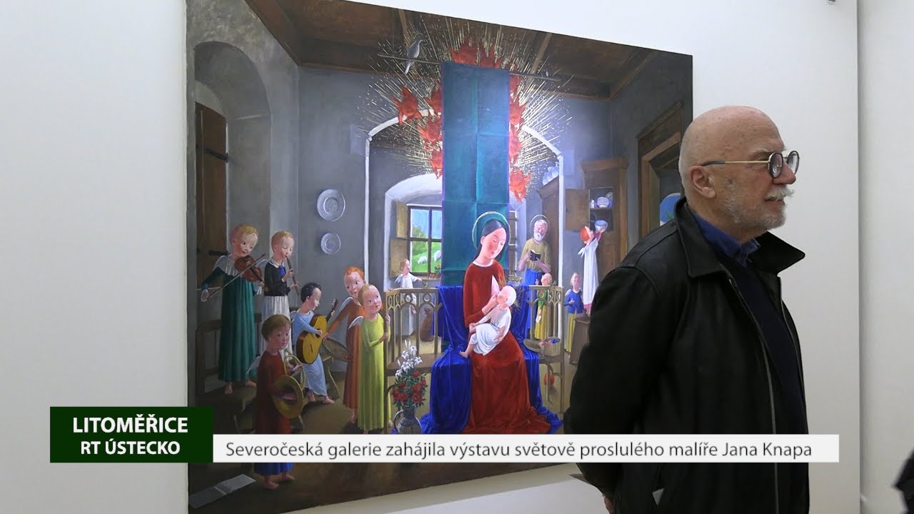 LITOMĚŘICE: Severočeská galerie zahájila výstavu světově proslulého malíře Jana Knapa