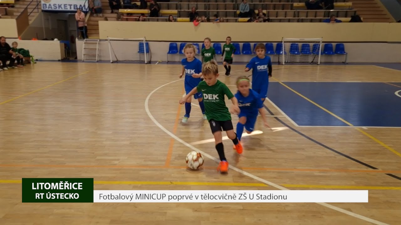 LITOMĚŘICE: Fotbalový MINICUP poprvé v tělocvičně ZŠ U Stadionu