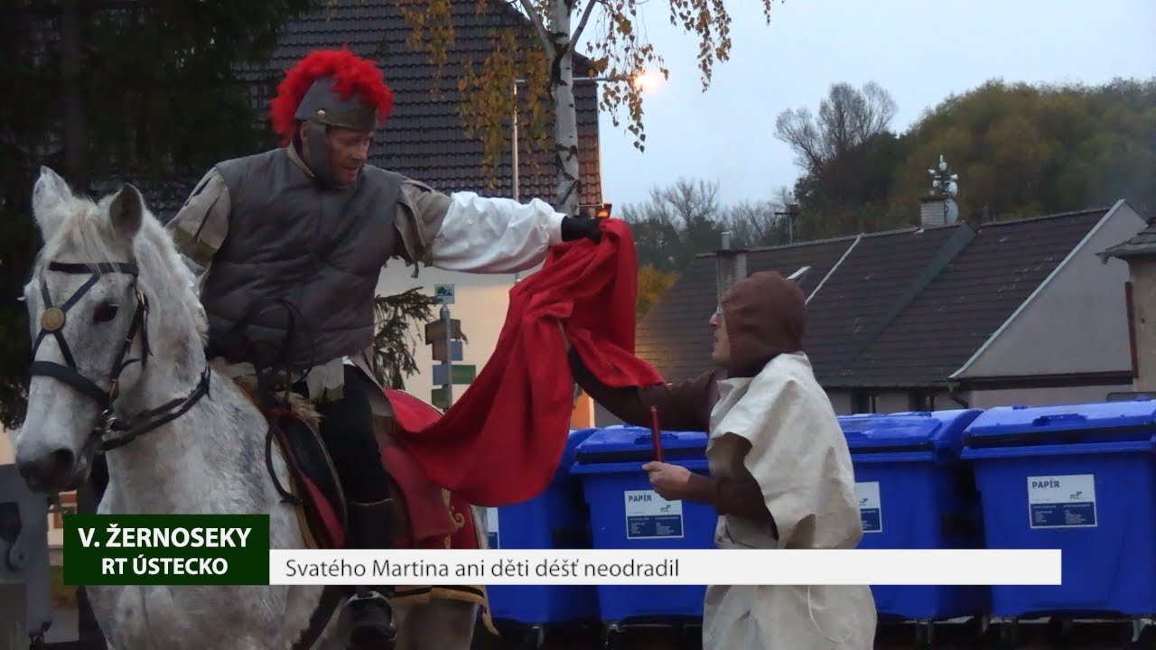 V. ŽERNOSEKY: Svatého Martina ani děti déšť neodradil