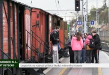 ROUDNICE N. L.: Legiovlak na nádraží přilákal školy i milovníky historie