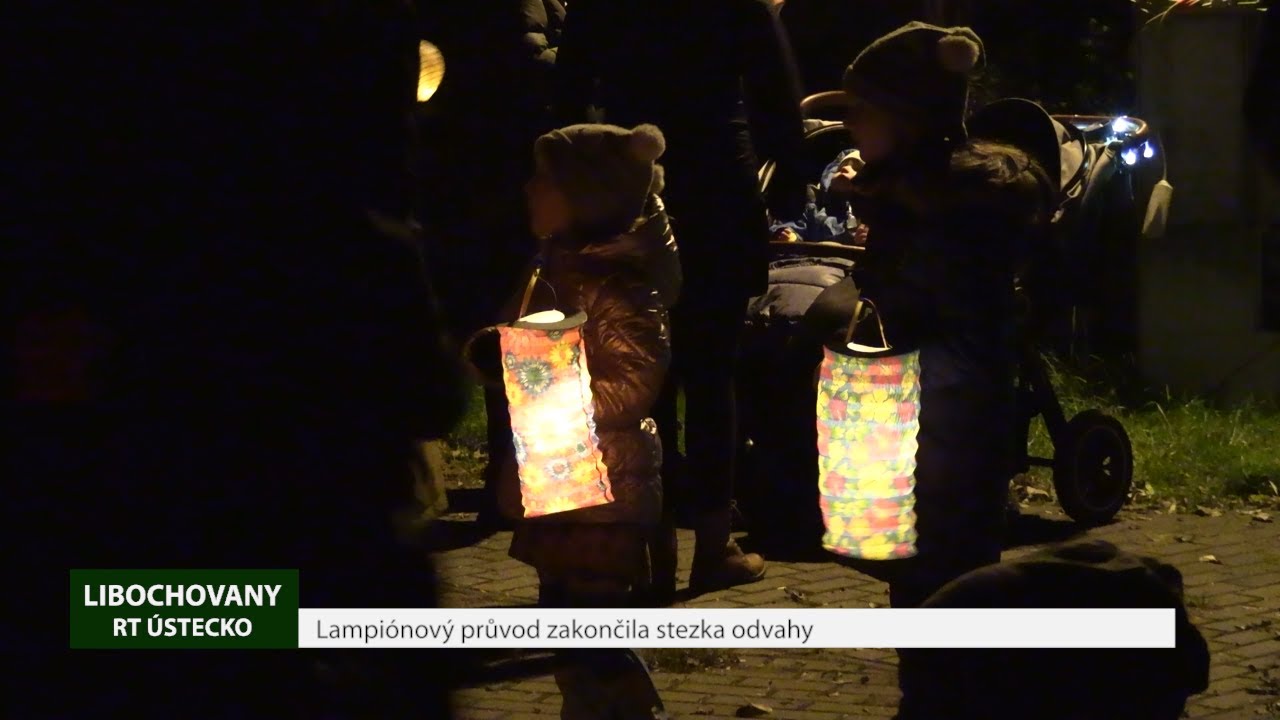 LIBOCHOVANY: Lampiónový průvod zakončila stezka odvahy