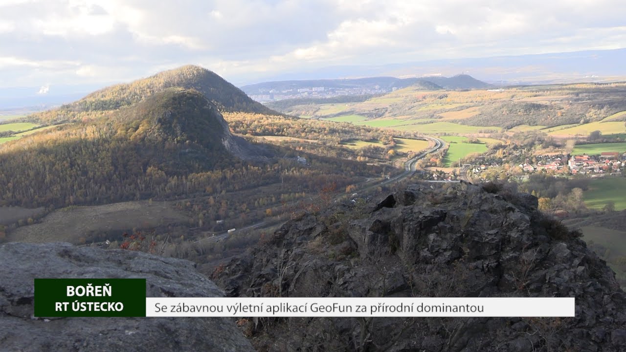 BOŘEŇ: Se zábavnou výletní aplikací GeoFun za přírodní dominantou