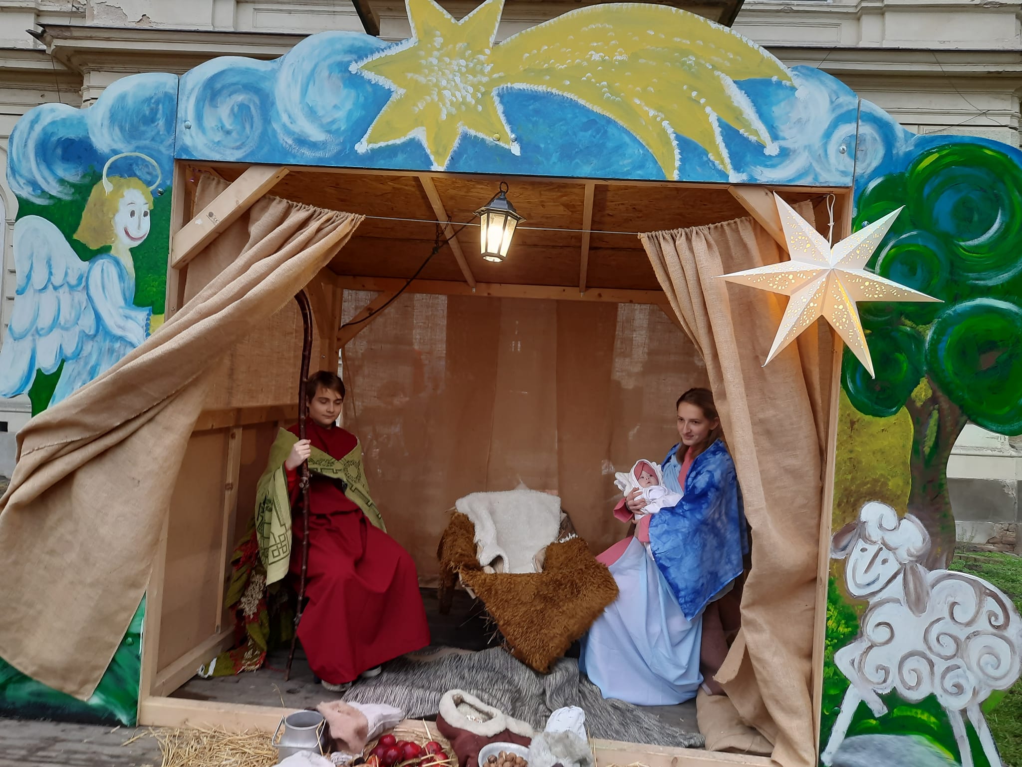 Živý Betlém na Dómském náměstí opět podpoří Hospic sv. Štěpána