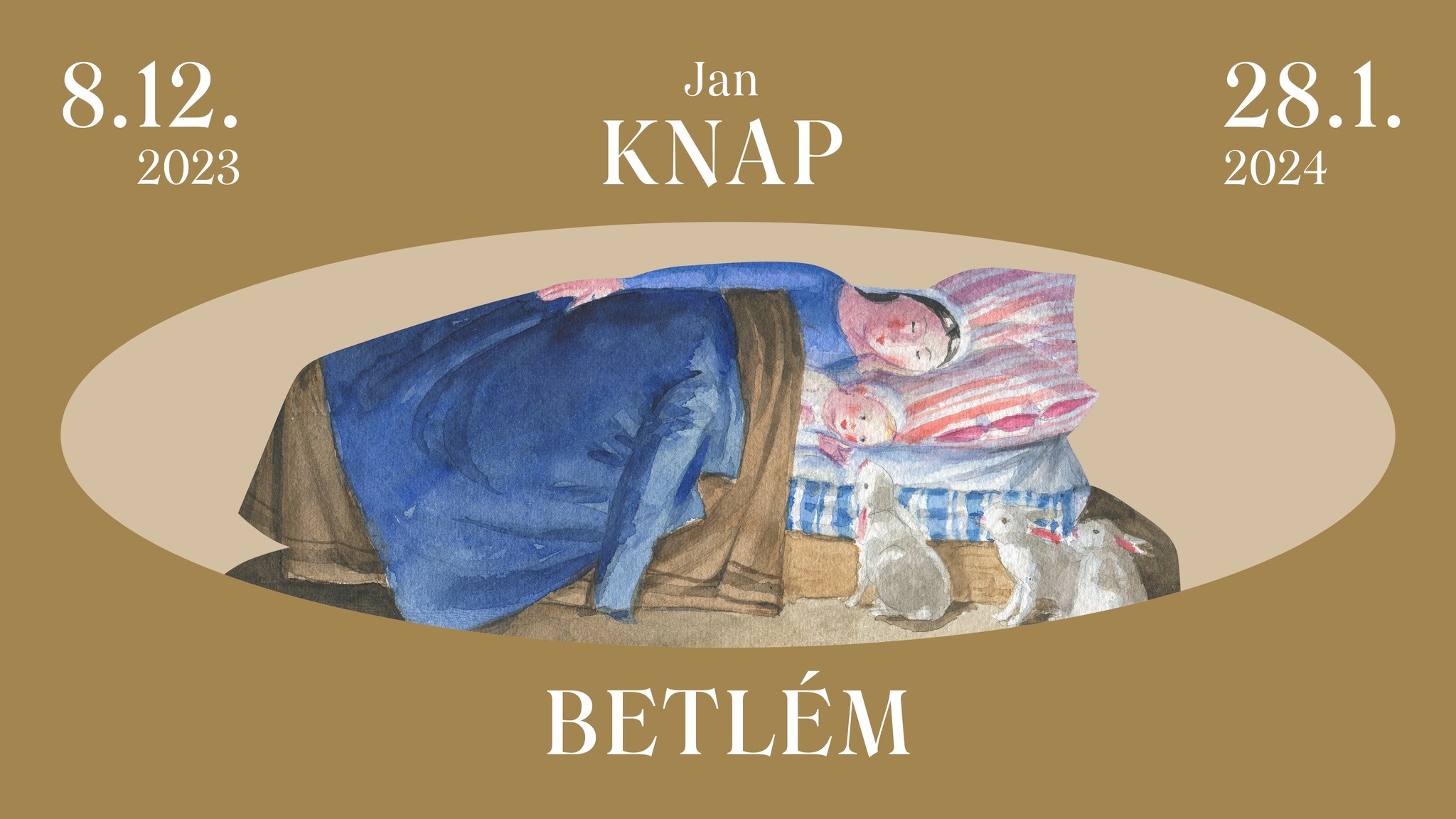 Přivítejte ručně malovaný betlém Jana Knapa v Muzeu insitního umění