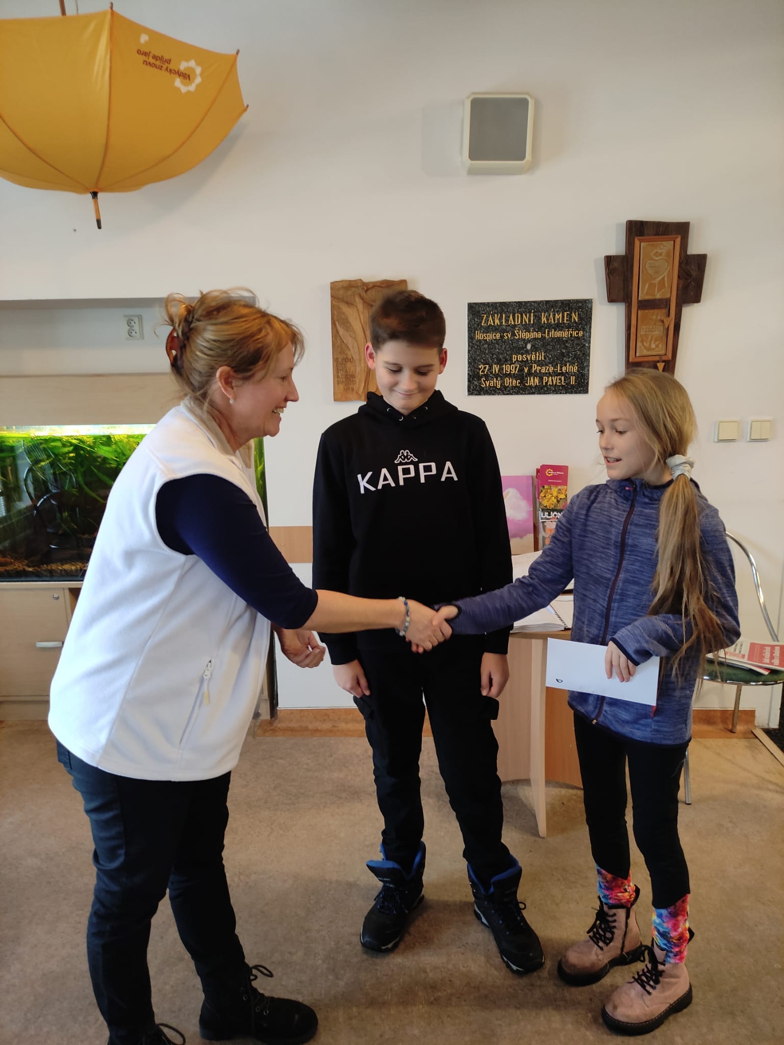 Bohušovická škola pomáhá Hospici Sv. Štěpána v Litoměřicích
