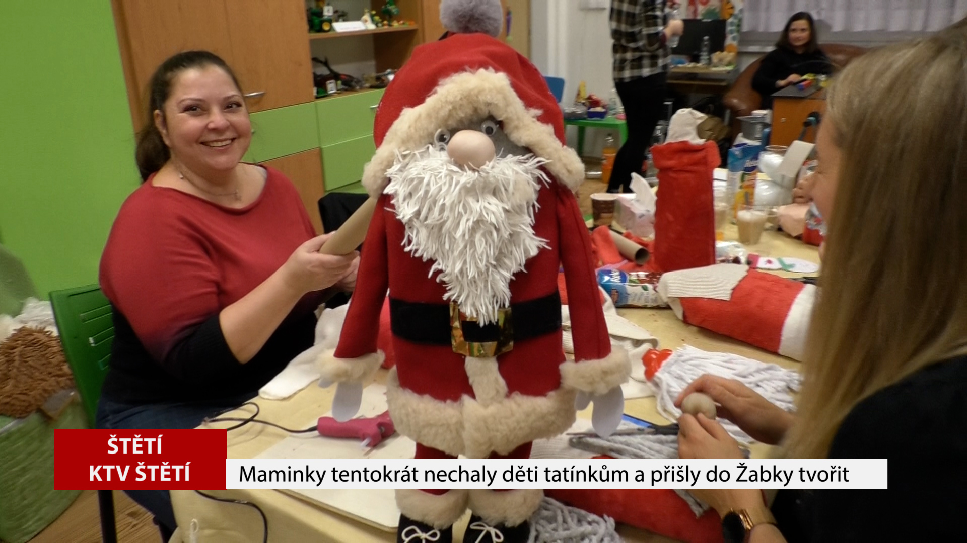 ŠTĚTÍ: Maminky tentokrát nechaly děti tatínkům a přišly do Žabky tvořit