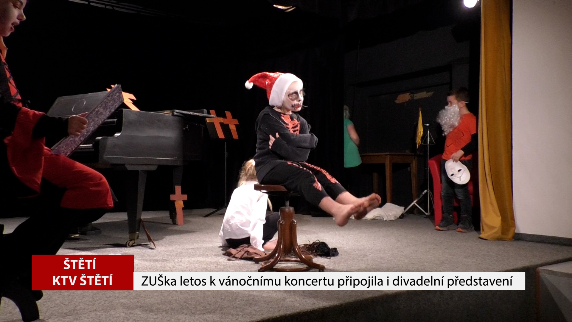 ŠTĚTÍ: ZUŠka letos k vánočnímu koncertu připojila i divadelní představení
