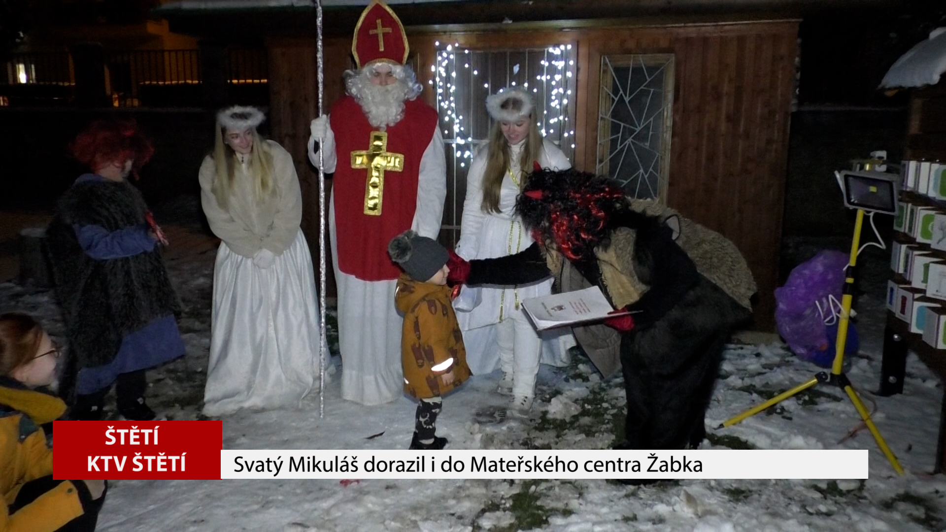 ŠTĚTÍ: Svatý Mikuláš dorazil i do Mateřského centra Žabka