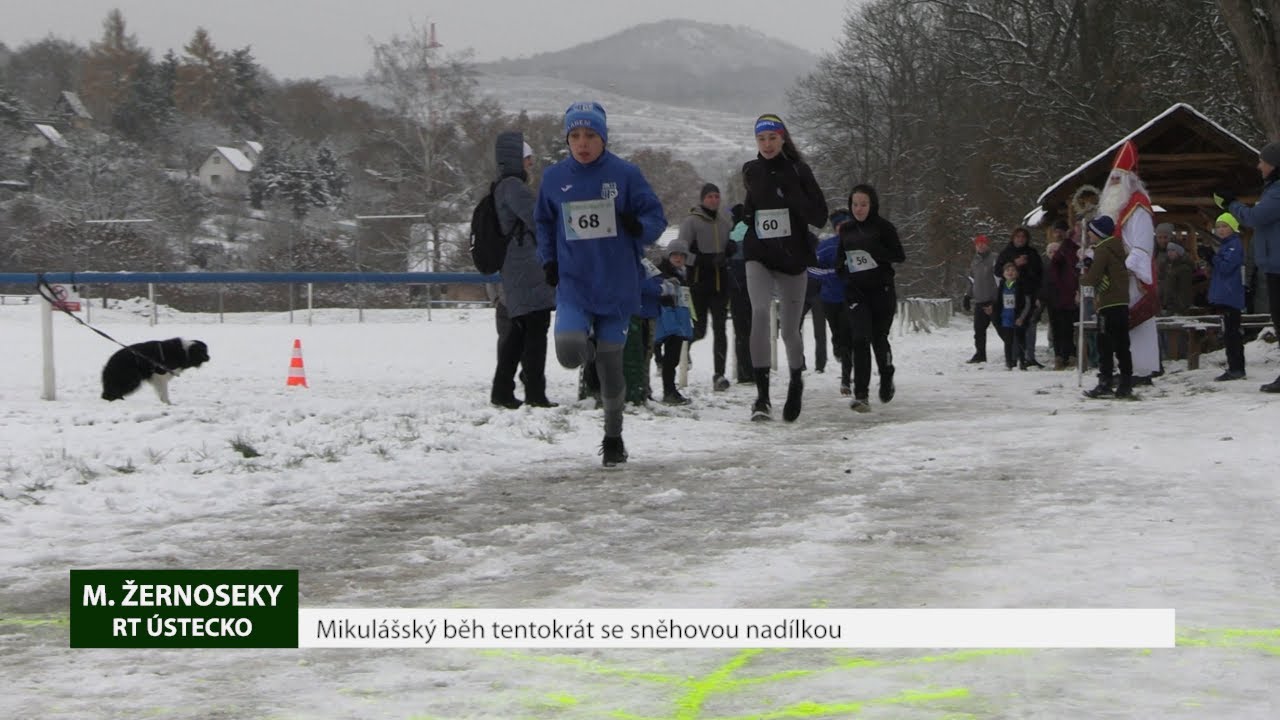 M. ŽERNOSEKY: Mikulášský běh tentokrát se sněhovou nadílkou