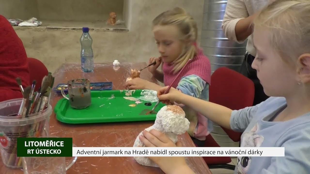 LITOMĚŘICE: Adventní jarmark na Hradě nabídl spoustu inspirace na vánoční dárky