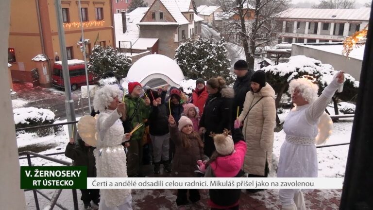 V. ŽERNOSEKY: Čerti a andělé odsadili celou radnici. Mikuláš přišel jako na zavolenou