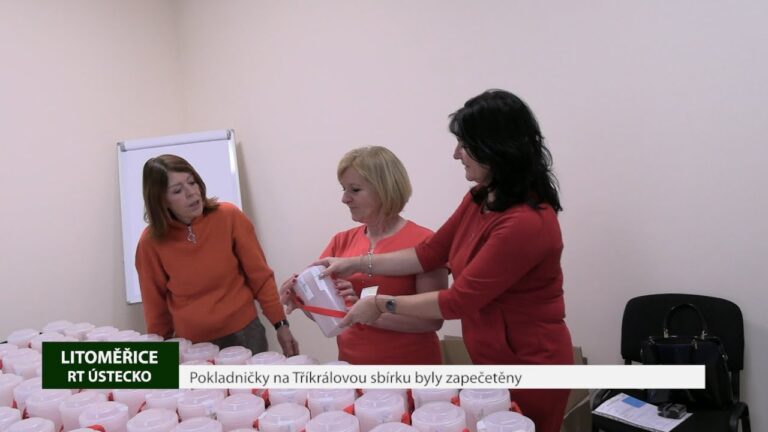 LITOMĚŘICE: Pokladničky na Tříkrálovou sbírku byly zapečetěny
