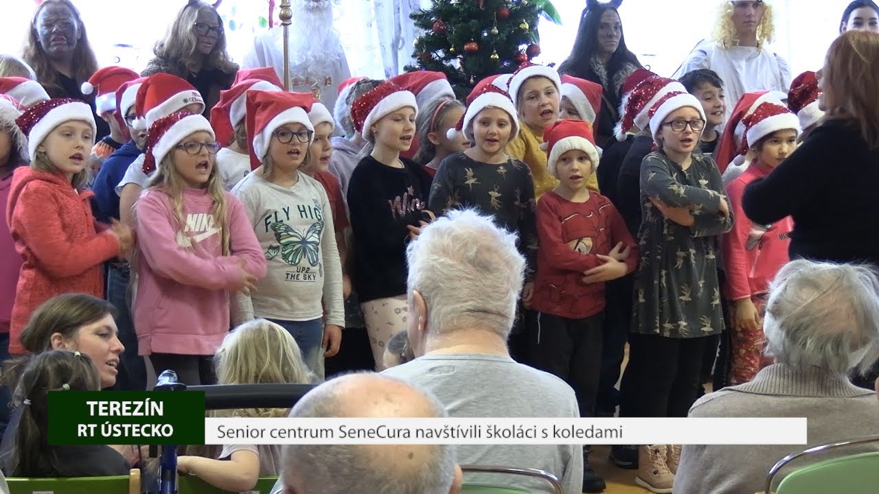 TEREZÍN: Senior centrum SeneCura navštívili školáci s koledami