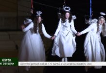 ÚŠTĚK: Adventní jarmark nabídl 170 stánků a slet andělů z kostelní věže