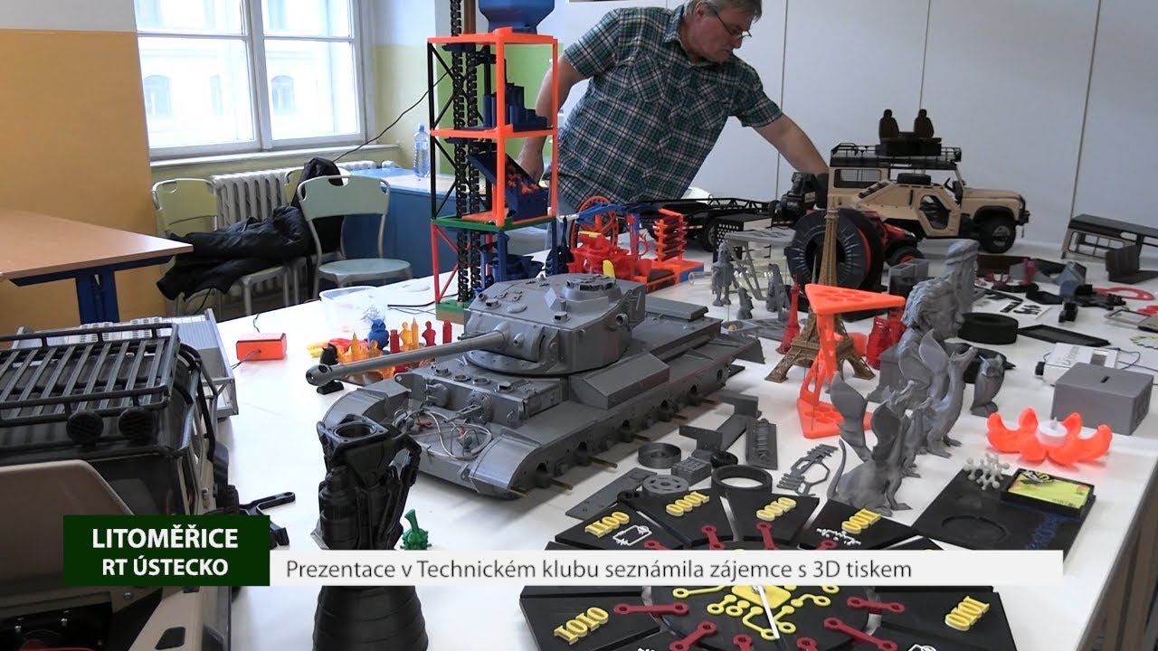 LITOMĚŘICE: Prezentace v Technickém klubu seznámila zájemce s 3D tiskem