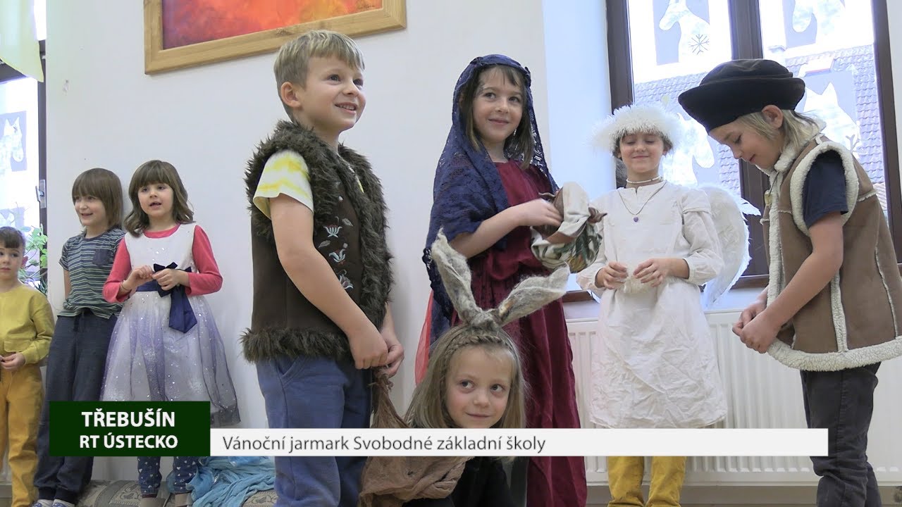 TŘEBUŠÍN: Vánoční jarmark Svobodné základní školy