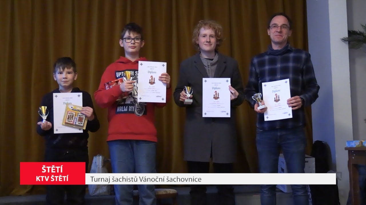 ŠTĚTÍ: Turnaj šachistů Vánoční šachovnice