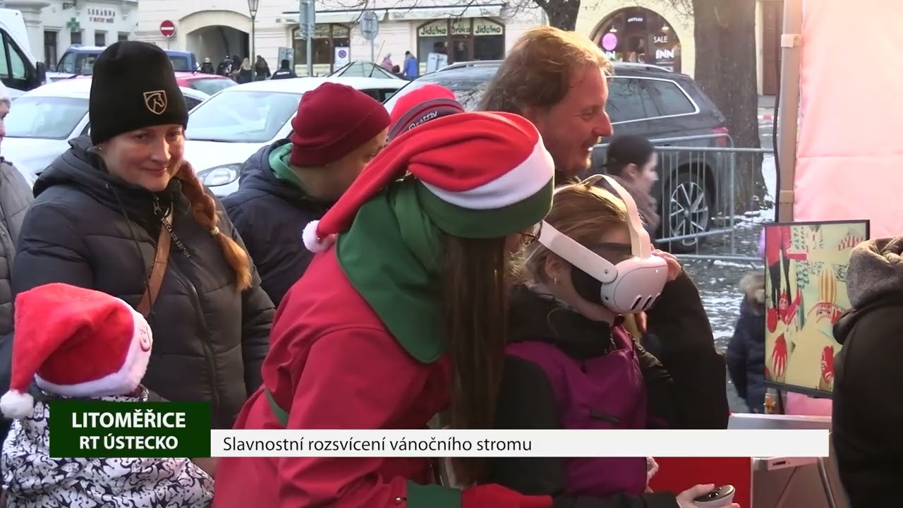 LITOMĚŘICE: Slavnostní rozsvícení vánočního stromu