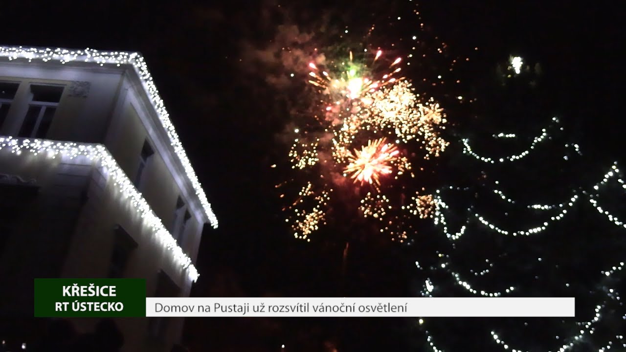 KŘEŠICE: Domov na Pustaji už rozsvítil vánoční osvětlení