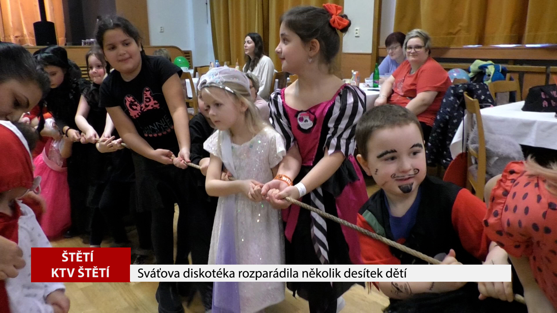 ŠTĚTÍ: Sváťova diskotéka rozparádila několik desítek dětí