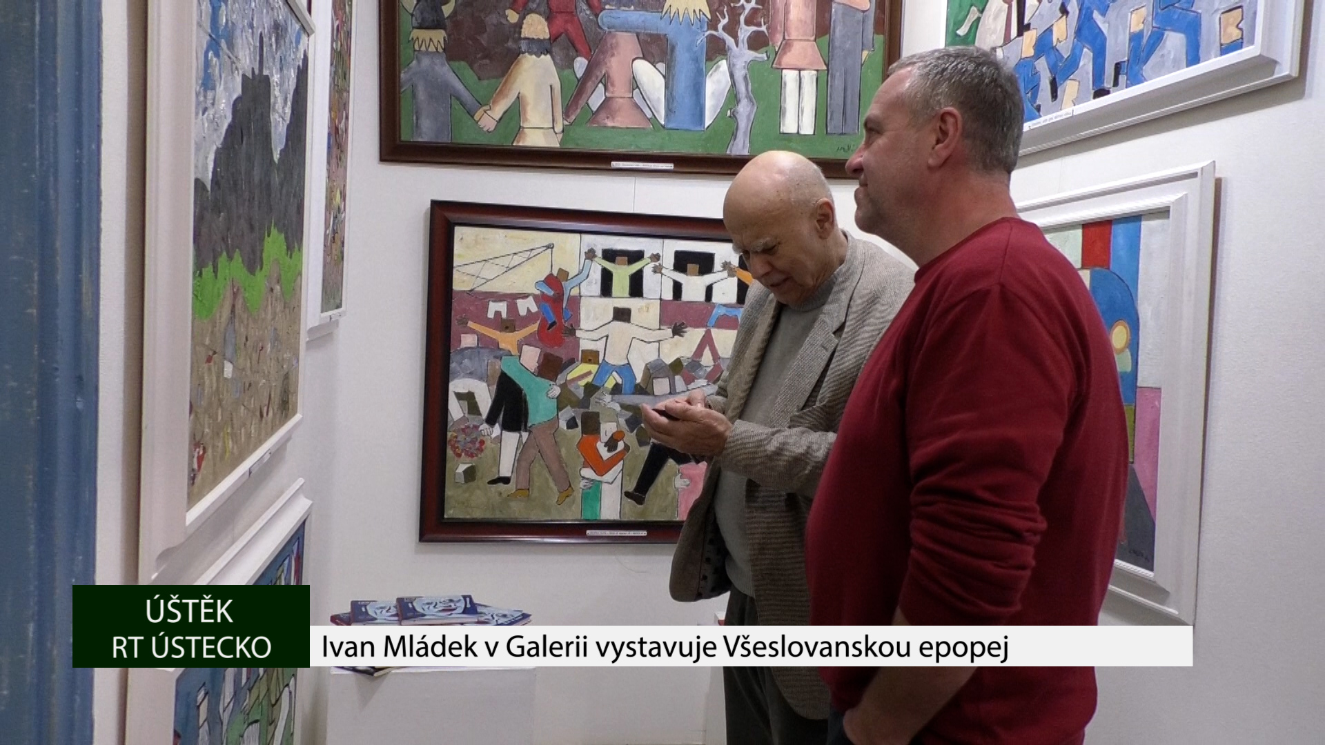 ÚŠTĚK: Ivan Mládek v Galerii vystavuje Všeslovanskou epopej