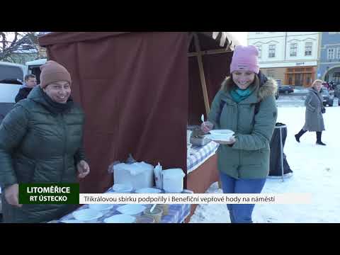 LITOMĚŘICE: Tříkrálovou sbírku podpořily i Benefiční vepřové hody na náměstí