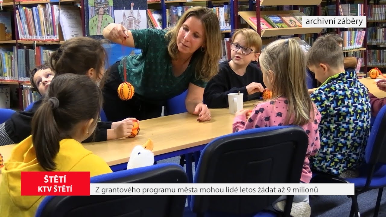 ŠTĚTÍ: Z grantového programu města mohou lidé letos žádat až 9 milionů