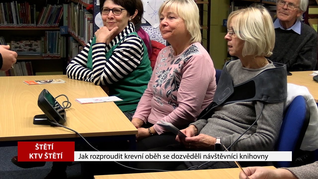 ŠTĚTÍ: Jak rozproudit krevní oběh se dozvěděli návštěvníci knihovny