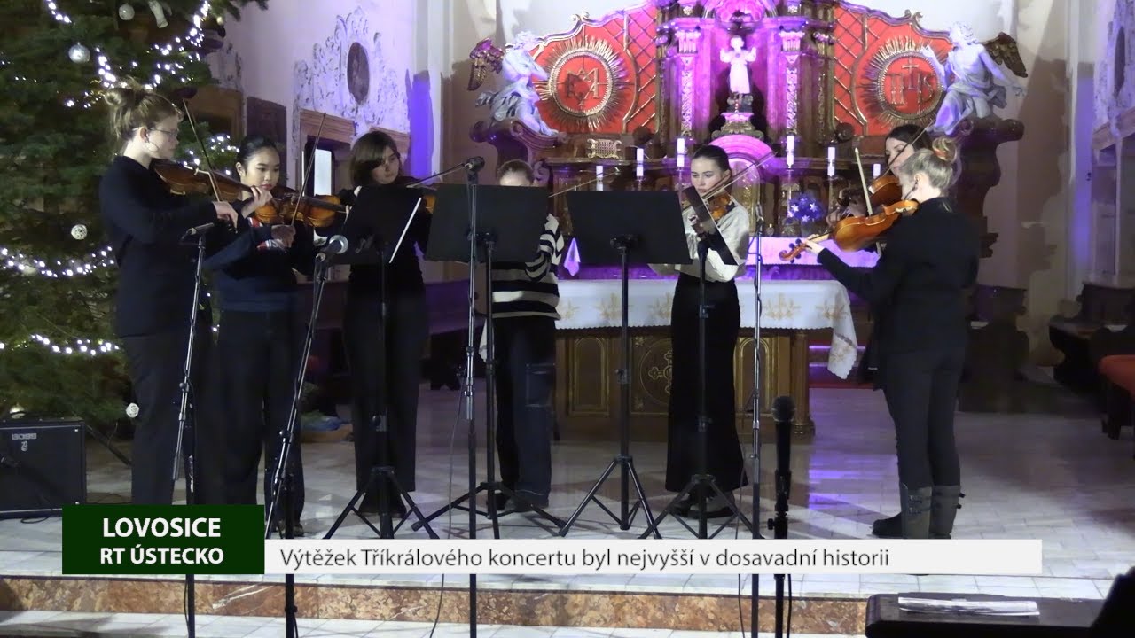 LOVOSICE: Výtěžek Tříkrálového koncertu byl nejvyšší v dosavadní historii