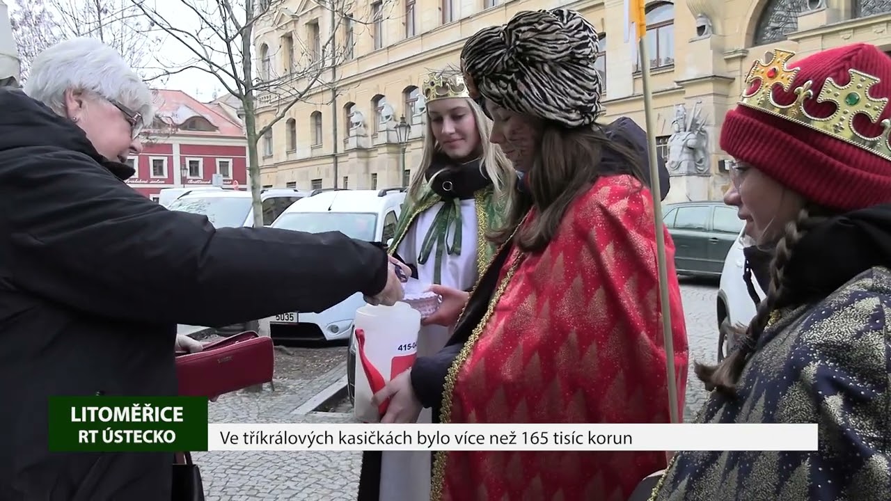 LITOMĚŘICE: Ve tříkrálových kasičkách bylo více než 165 tisíc korun