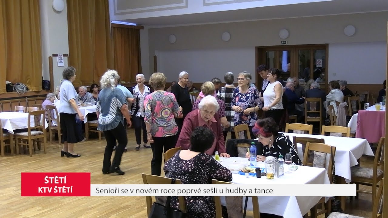 ŠTĚTÍ: Senioři se v novém roce poprvé sešli u hudby a tance
