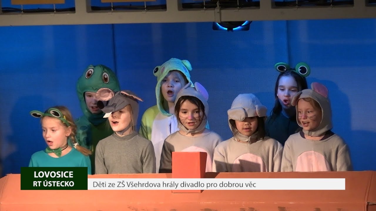 LOVOSICE: Děti ze ZŠ Všehrdova hrály divadlo pro dobrou věc