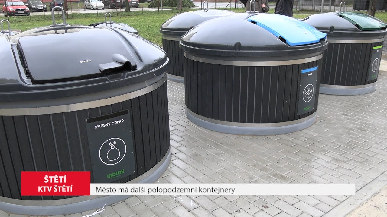 ŠTĚTÍ: Město má další polopodzemní kontejnery