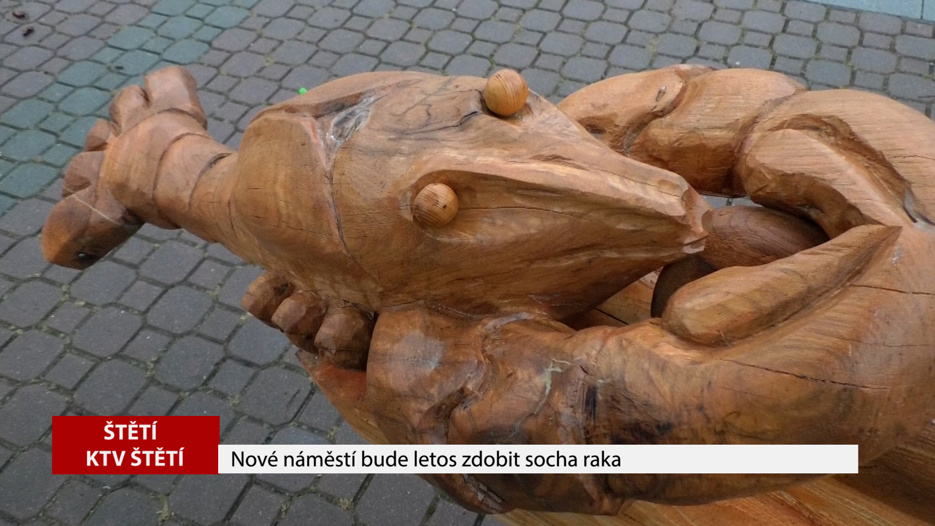 ŠTĚTÍ: Nové náměstí bude letos zdobit socha raka