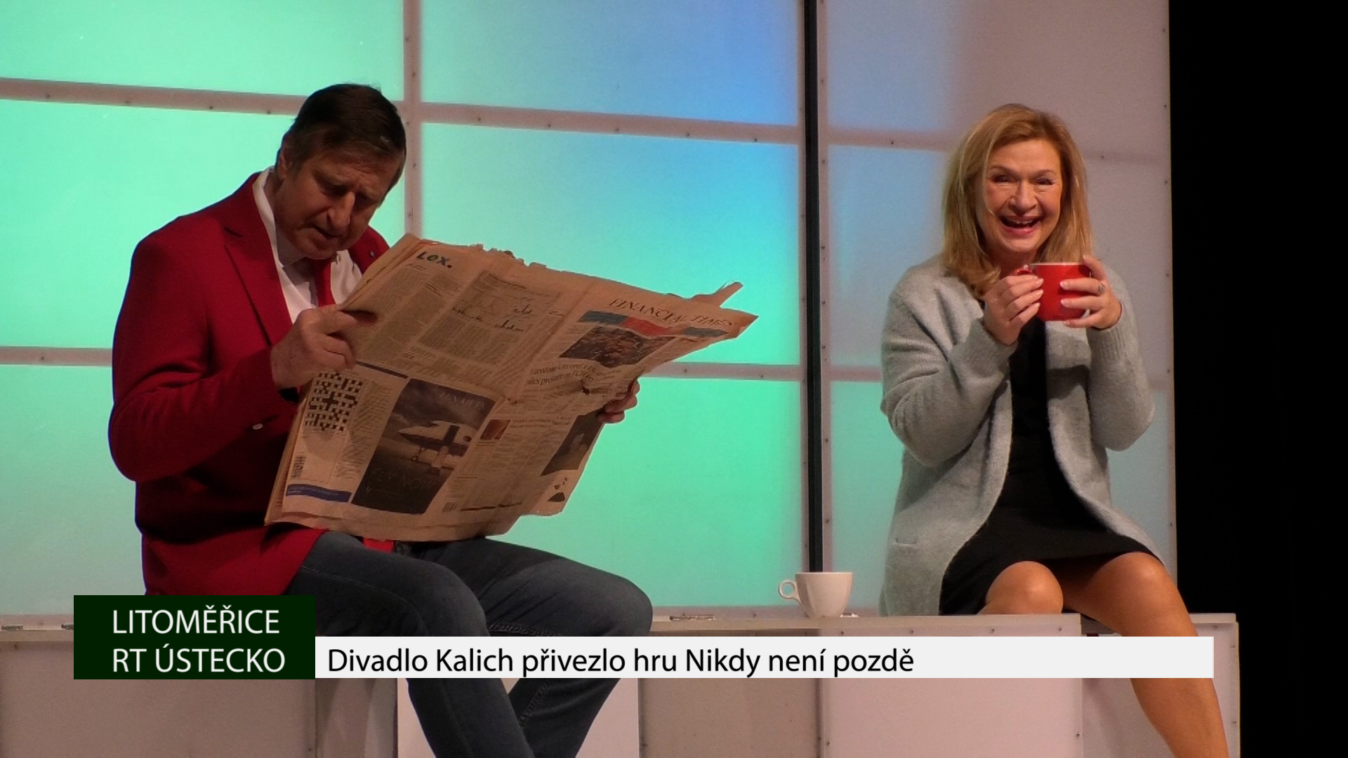 LITOMĚŘICE: Divadlo Kalich přivezlo hru Nikdy není pozdě