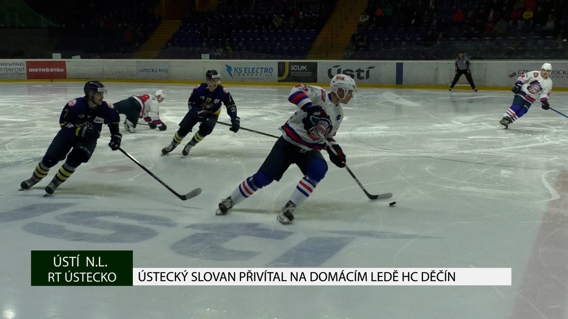 ÚSTÍ NAD LABEM: Ústecký Slovan přivítal na domácím ledě HC Děčín